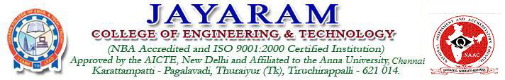 Jayaram College of Engineering and Technology logo