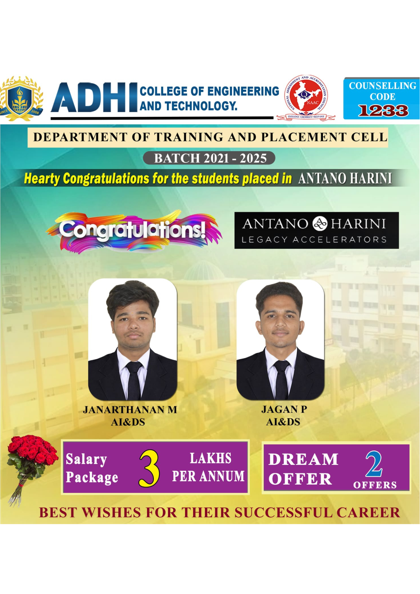 Adhi College of Engineering and Technology placement image 2