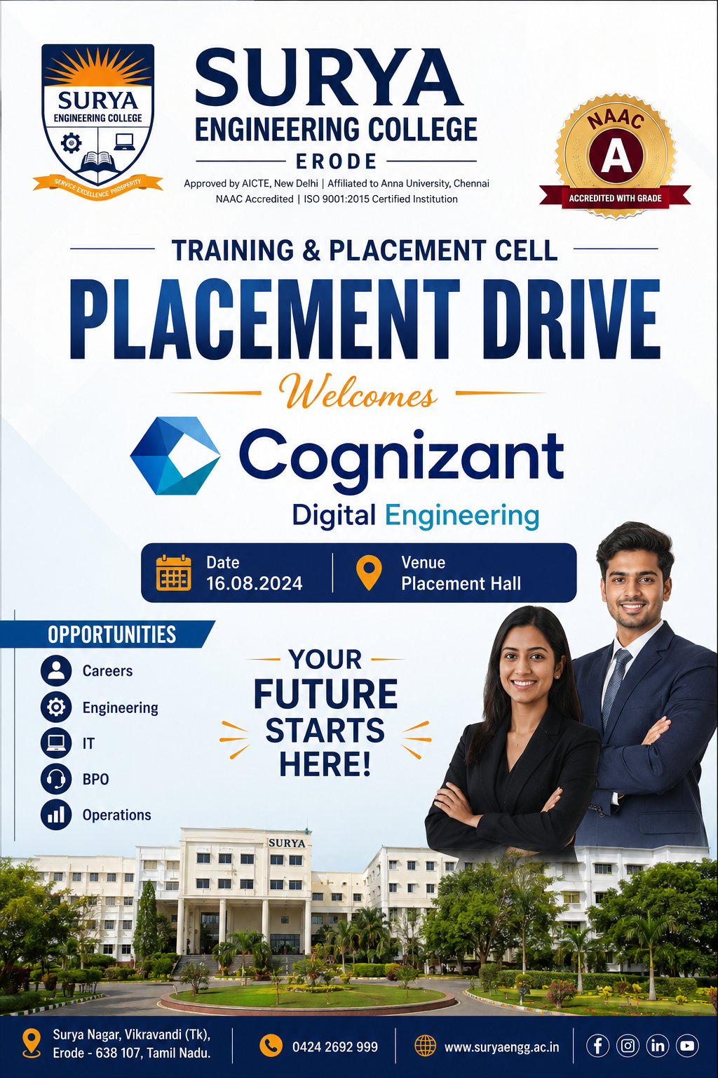 Surya Engineering College placement image