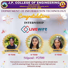 J.P. College of Engineering placement image 1